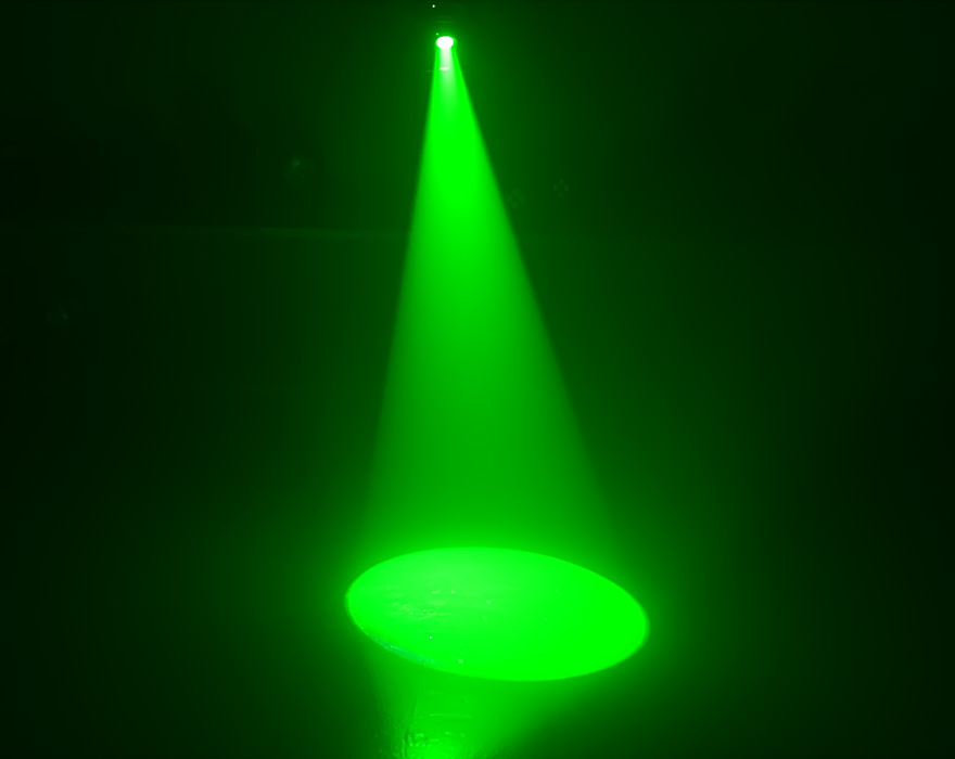 LED Scanner Lights_SCAN300 75W LED, Gobos und Prisma, Farbrad und Motorfokus