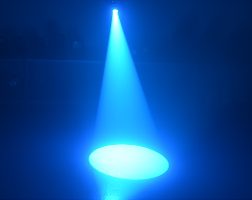 LED Scanner Lights_SCAN300 75W LED, Gobos und Prisma, Farbrad und Motorfokus