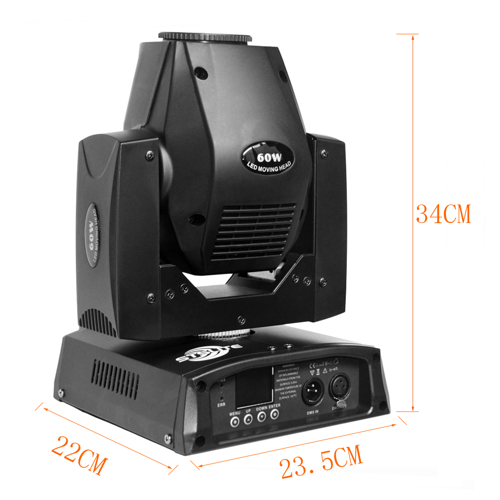 Moving Head Spot_WHALE200B Stage lights 60W LED Show Lighting