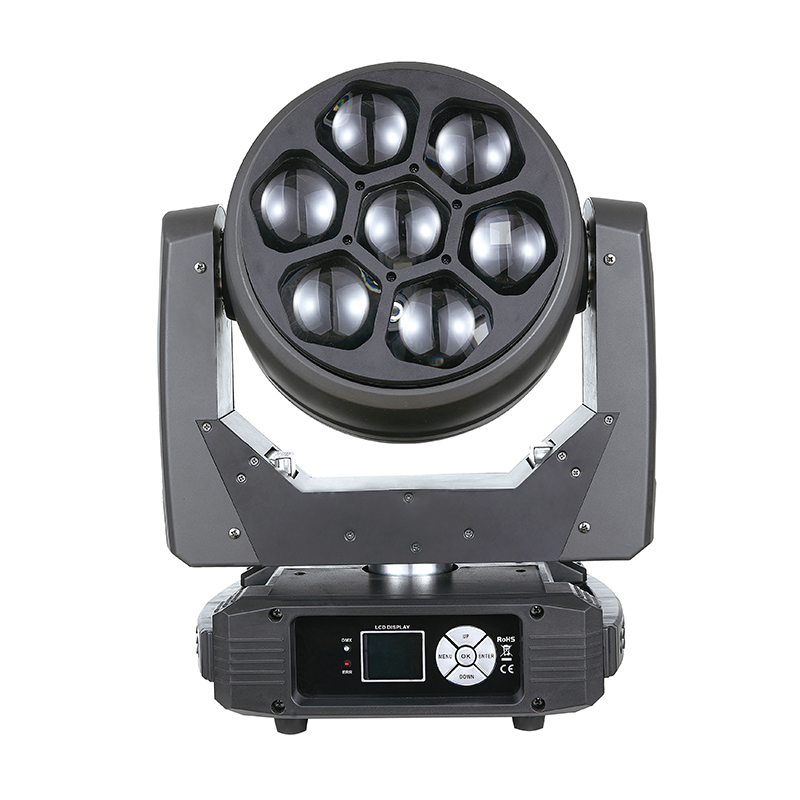 Moving Head Wash-ANOLE850 7pcs 40W RGBW 4in1 LEDs Bee Eye Moving Head Lights