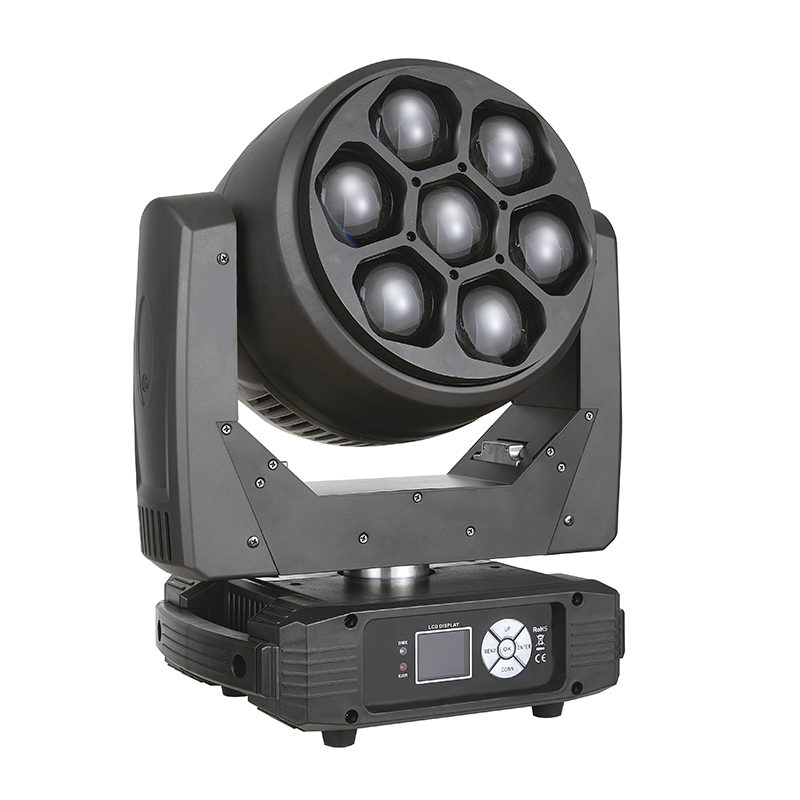 Moving Head Wash-ANOLE850 7pcs 40W RGBW 4in1 LEDs Bee Eye Moving Head Lights