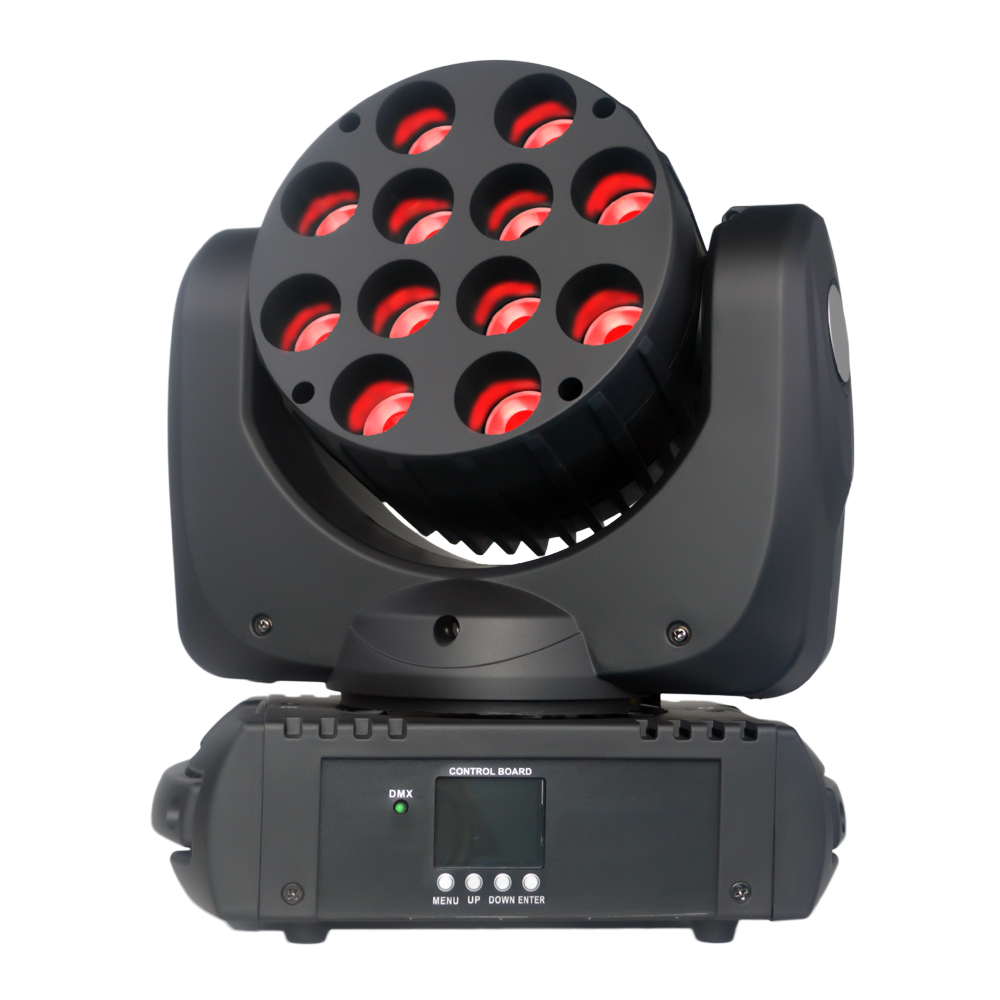Moving Head Wash-ANOLE350 12pcs 10W RGBW 4in1 Leds Moving Head Lights