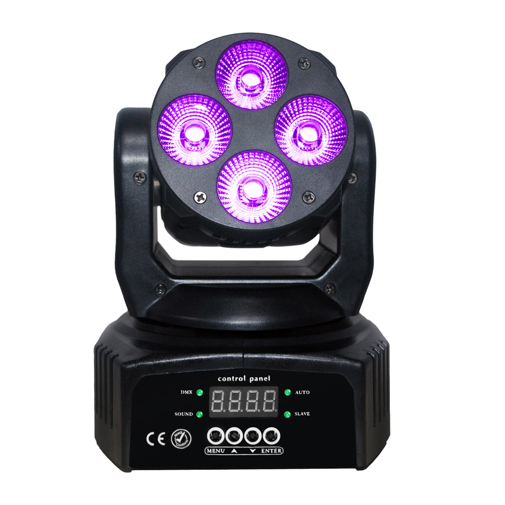Moving Head Wash-ANOLE100 4pcs 15W Zoom Moving Head Lights