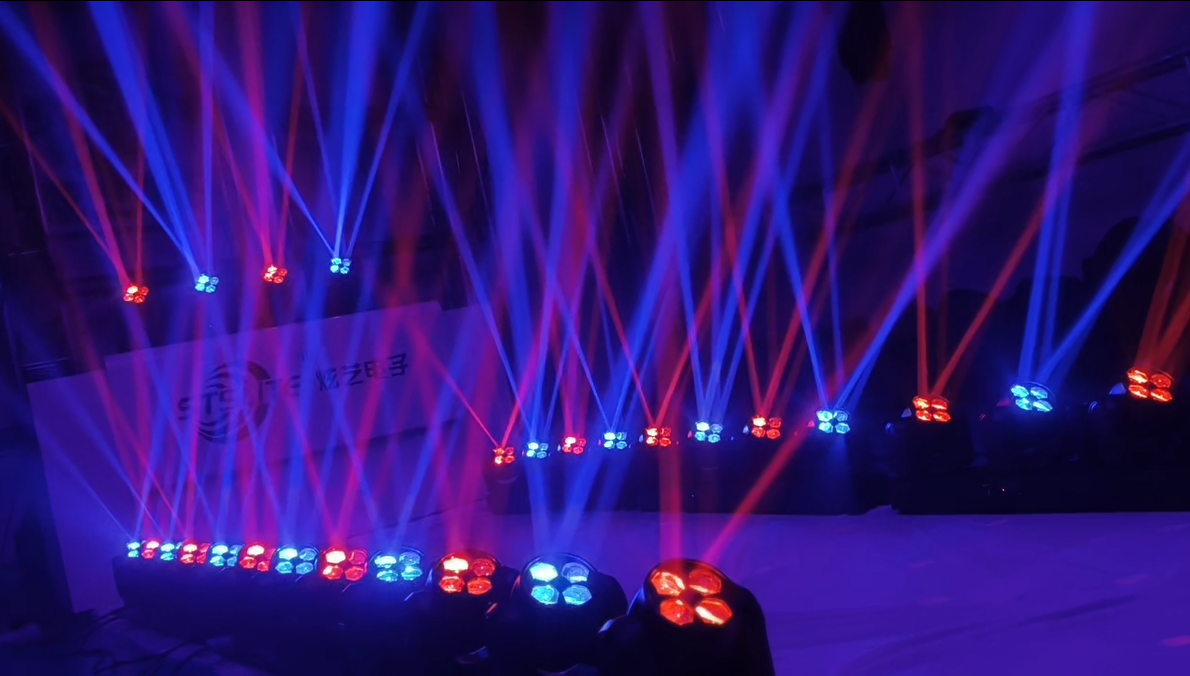 Moving Head _M Folwer 415BAR 4x15pcs RGBW Moving Head Beam/Flower