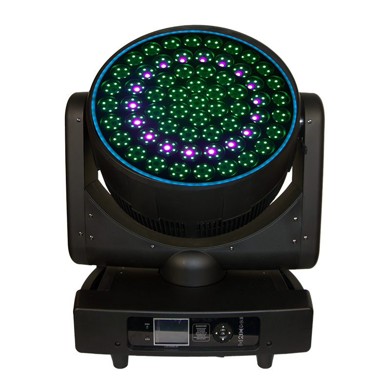 Moving Head Wash LED_M WASH 6125ZR 61×25W Zoom Wash Moving Head Light with Auxiliary Light and Outer Ring LEDs