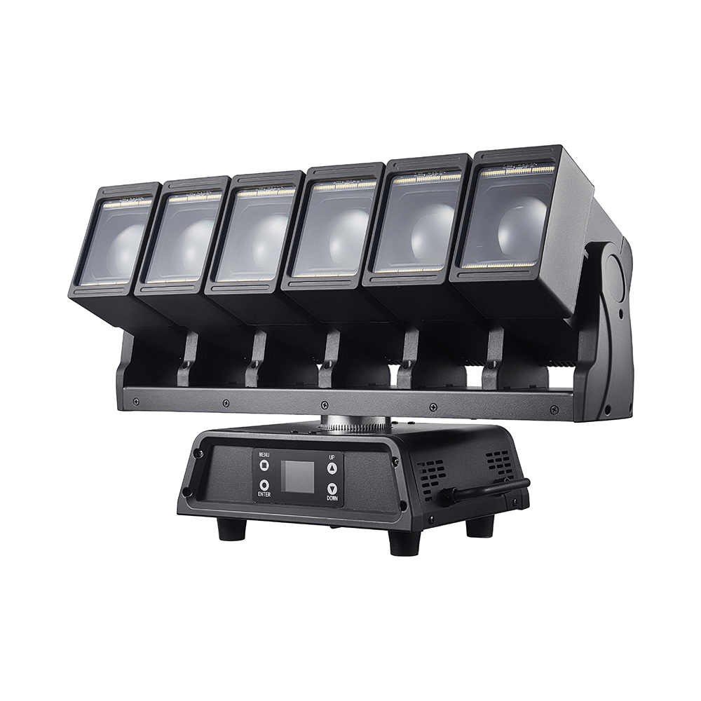 MWASH660ZPR Matrix Light, equipped with 6 pieces of 60W RGBW 4-in-1 LEDs