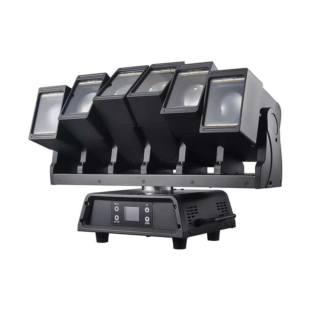 MWASH660ZPR Matrix Light, equipped with 6 pieces of 60W RGBW 4-in-1 LEDs