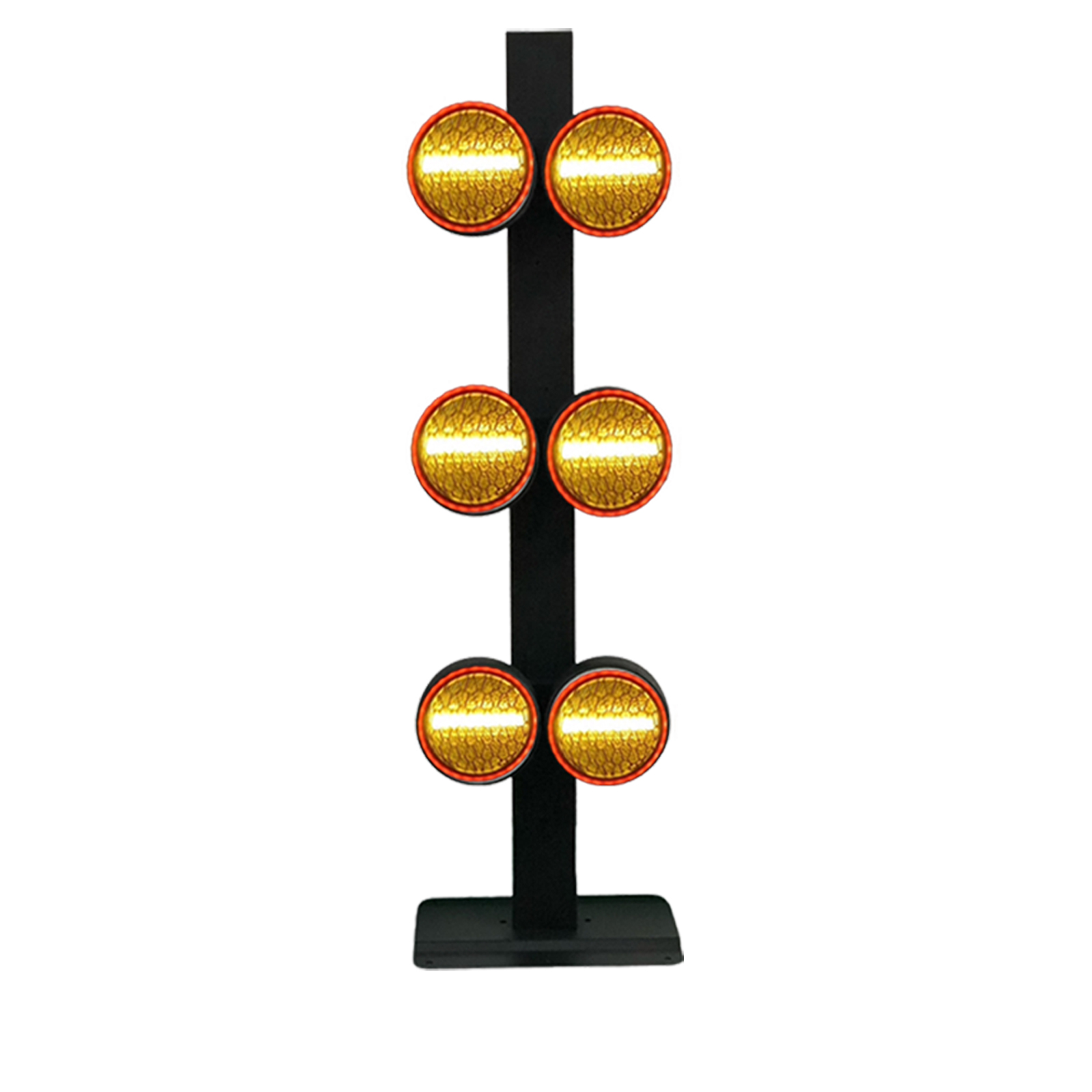 ROLLING EYES 6pcs 40W rotating retro light strip with auxiliary light effect