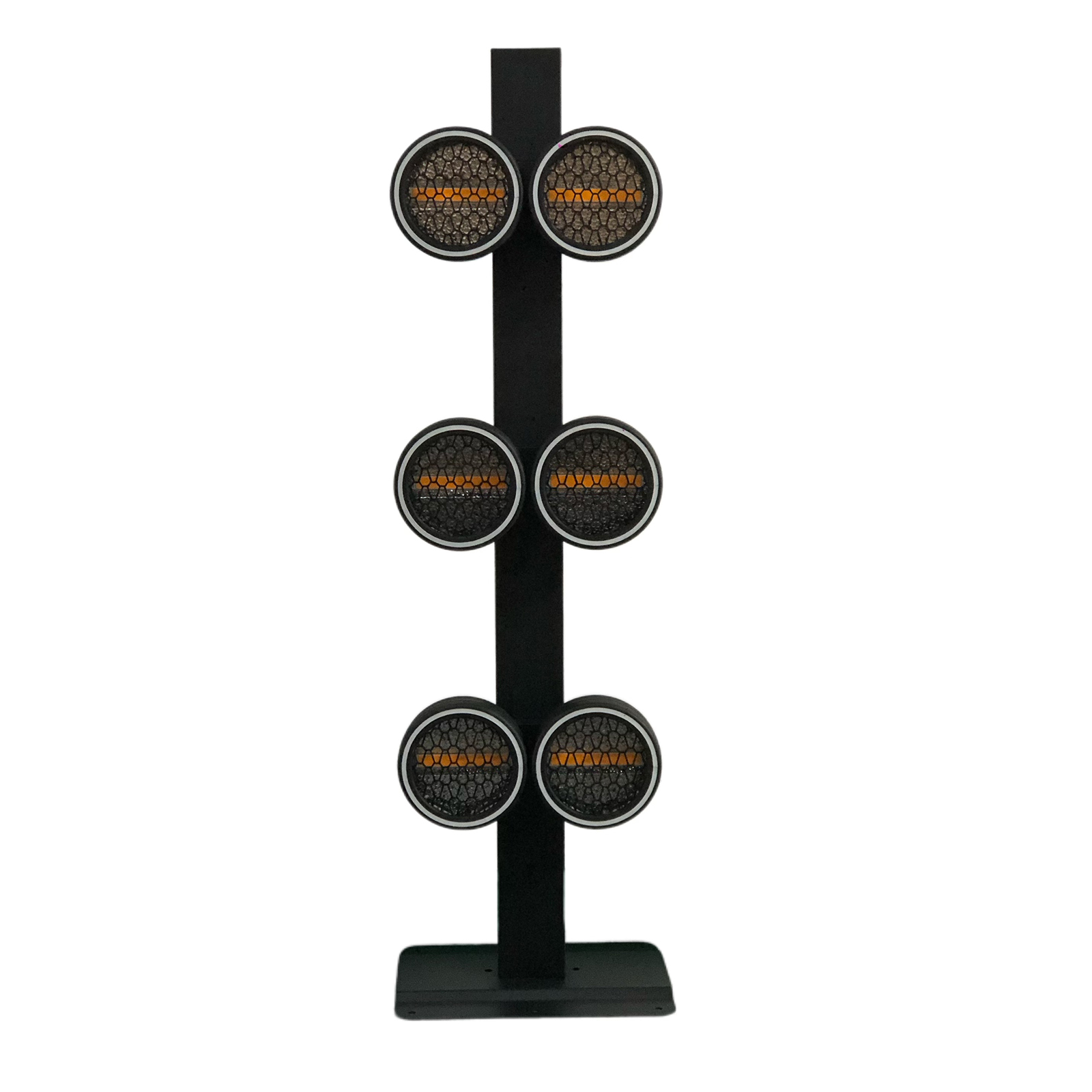ROLLING EYES 6pcs 40W rotating retro light strip with auxiliary light effect