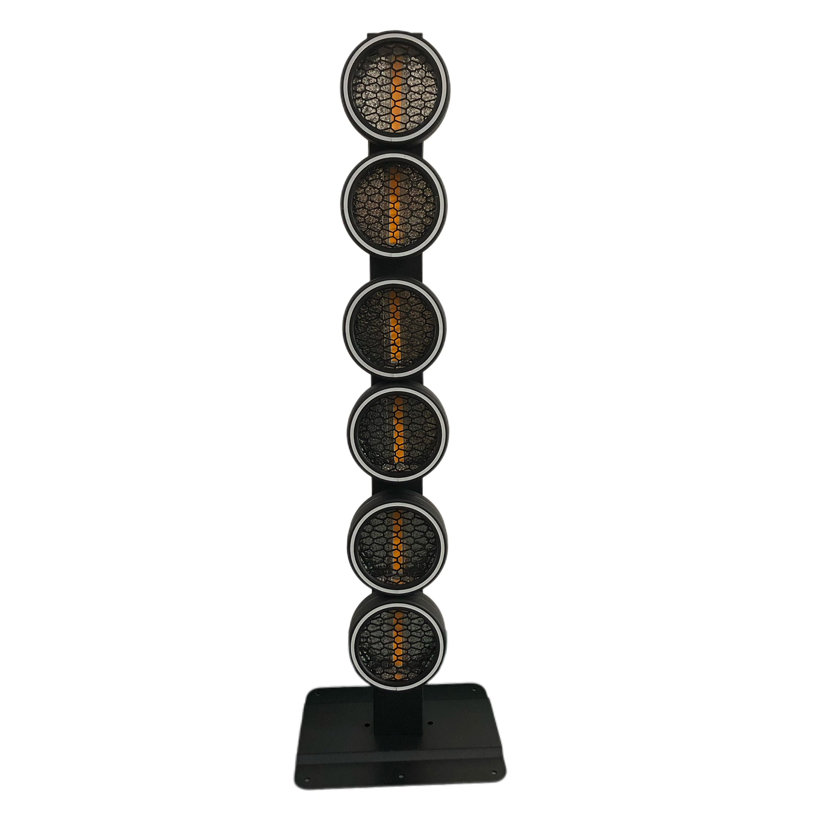 ROLLING EYES 6pcs 40W rotating retro light strip with auxiliary light effect