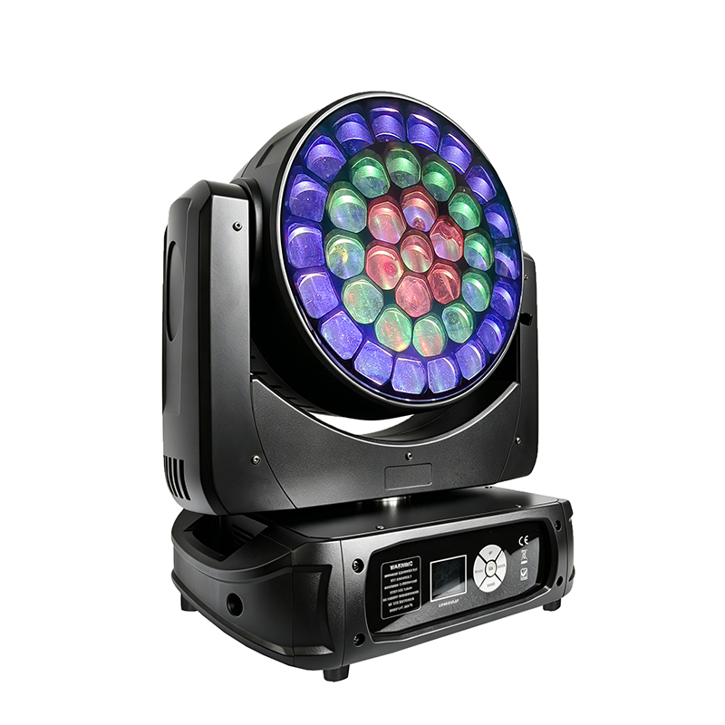 Moving Head Wash LED_MWASH3725ZE 37pcs Bee Eye Zoom Wash Moving Head Light