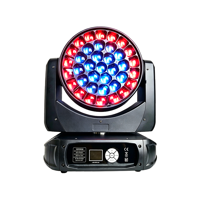 Moving Head Wash LED_MWASH3725ZE 37pcs Bee Eye Zoom Wash Moving Head Light