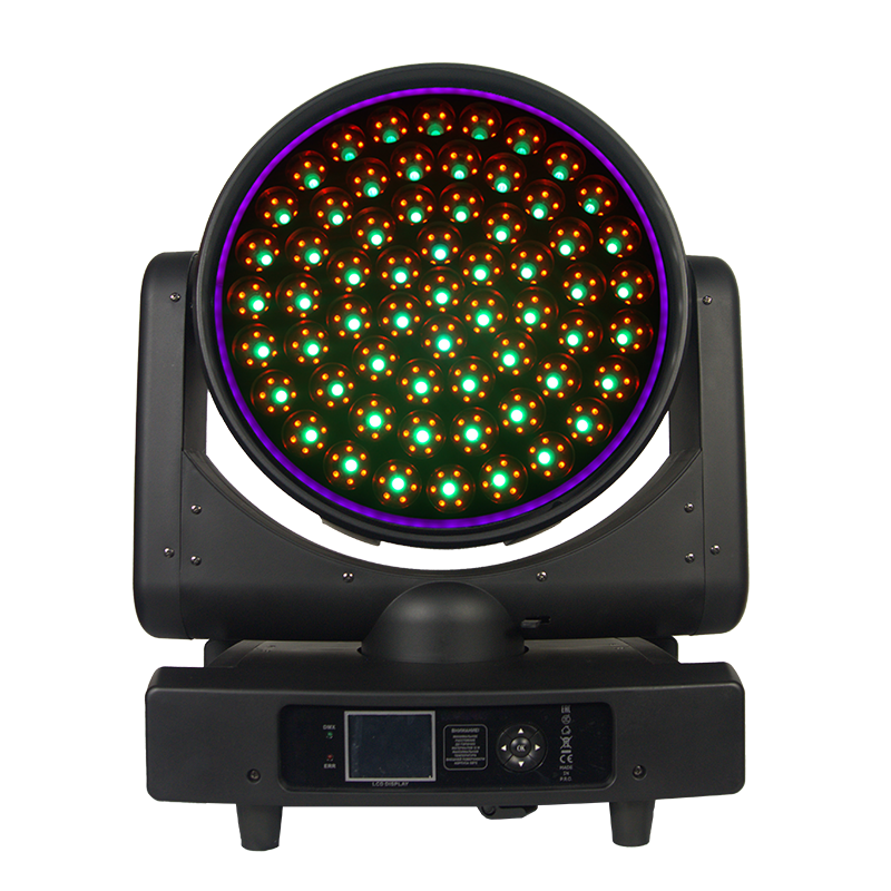 Moving Head Wash LED_M WASH 6125ZR 61×25W Zoom Wash Moving Head Light with Auxiliary Light and Outer Ring LEDs