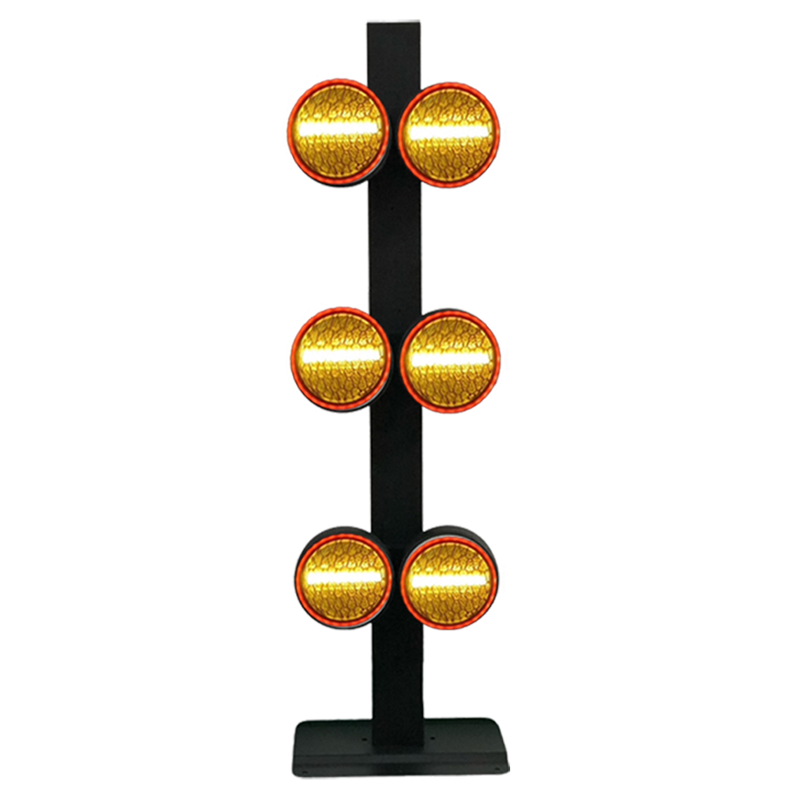 ROLLING EYES 6pcs 40W rotating retro light strip with auxiliary light effect